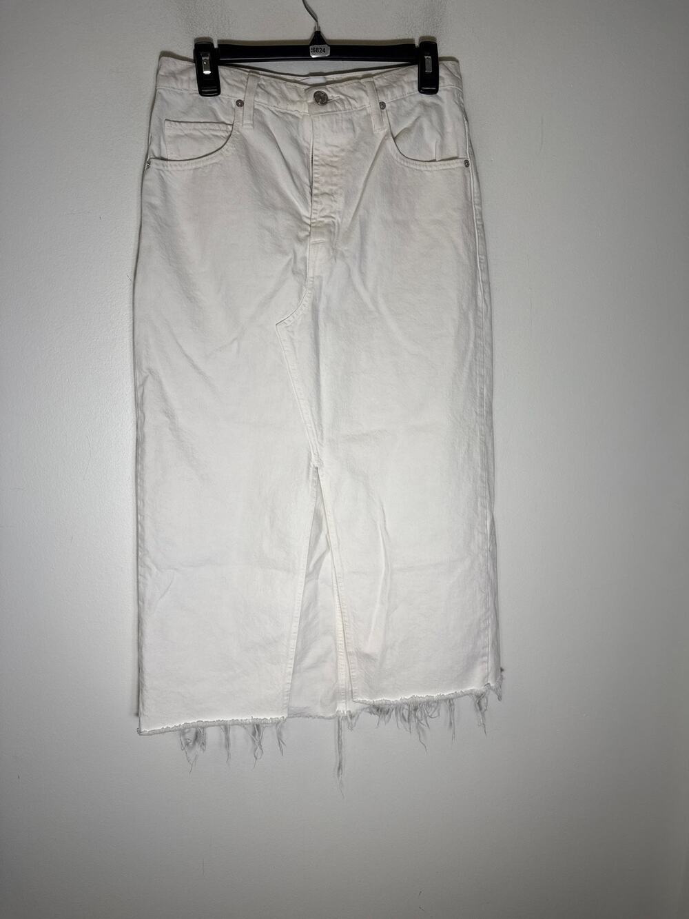FRAME Denim Off White Full Length Skirt Sz 28